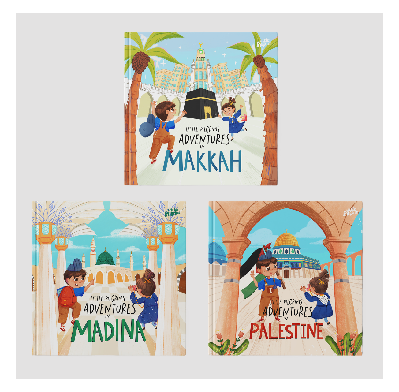 Umrah kids book set – Islamic storybooks for children about Makkah, Madinah and Palestine by Little Pilgrims