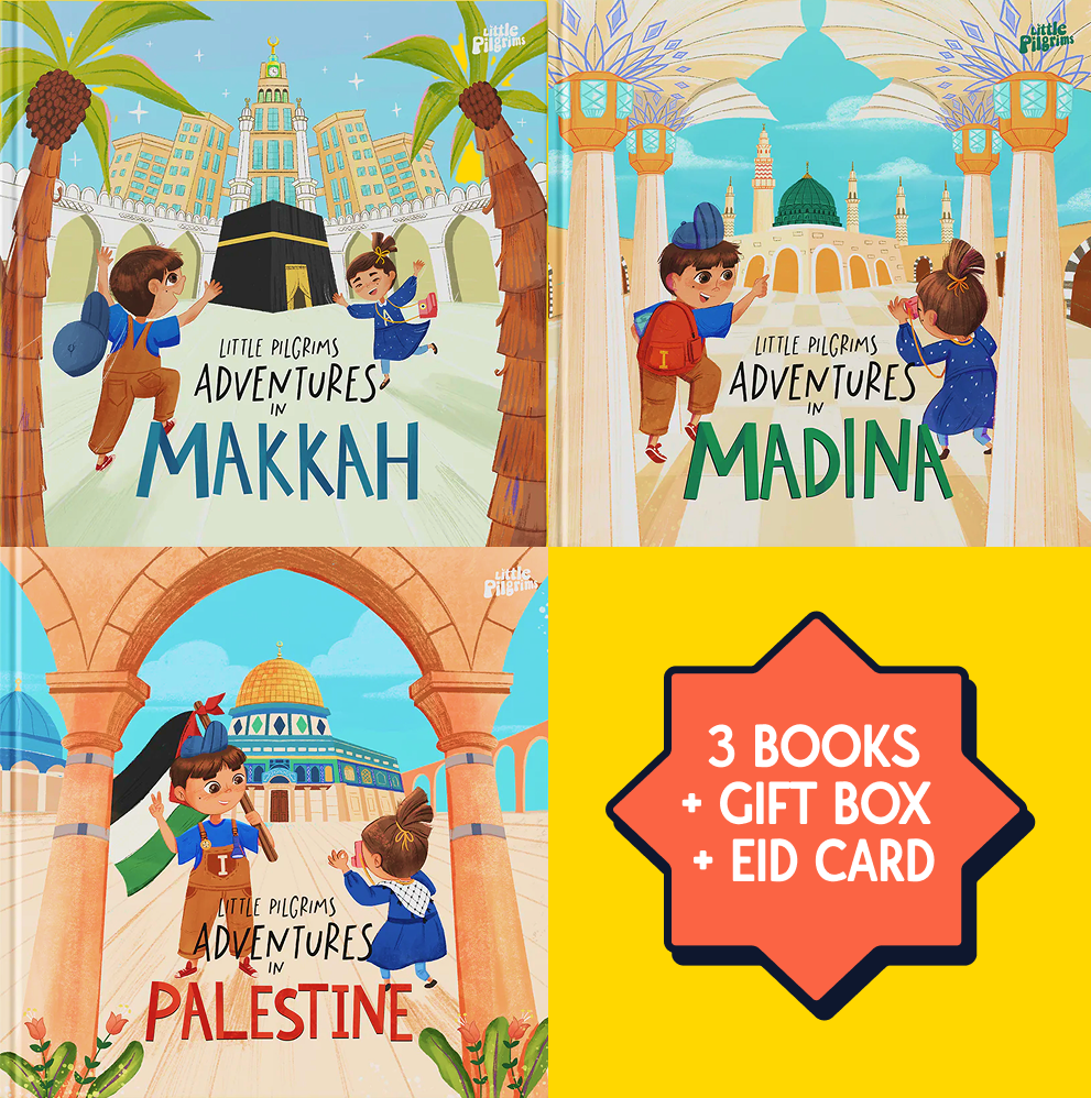 Umrah kids book set – Islamic storybooks for children about Makkah, Madinah and Palestine by Little Pilgrims