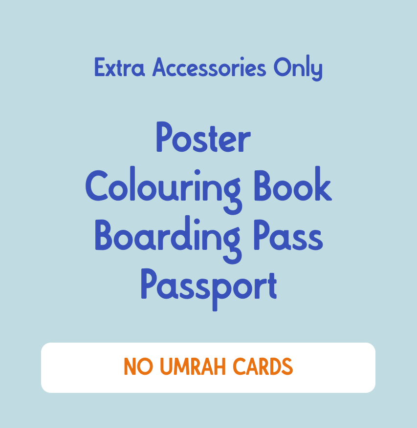 Extra Passport + Boarding Pass + Lanyard, Posters & Colouring Book